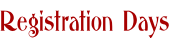 Registration Days